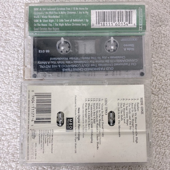 Vintage Holiday Christmas Music Cassette Tapes X12 - Picture 7 of 15